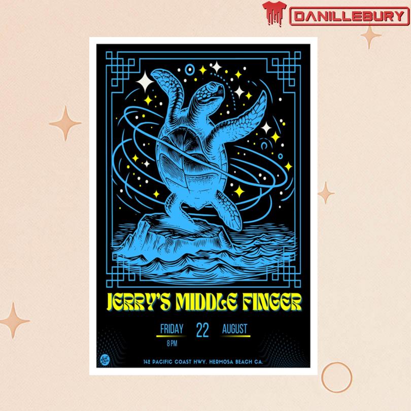 Jerrys Middle Finger Hermosa Beach CA August 22 2025 Poster