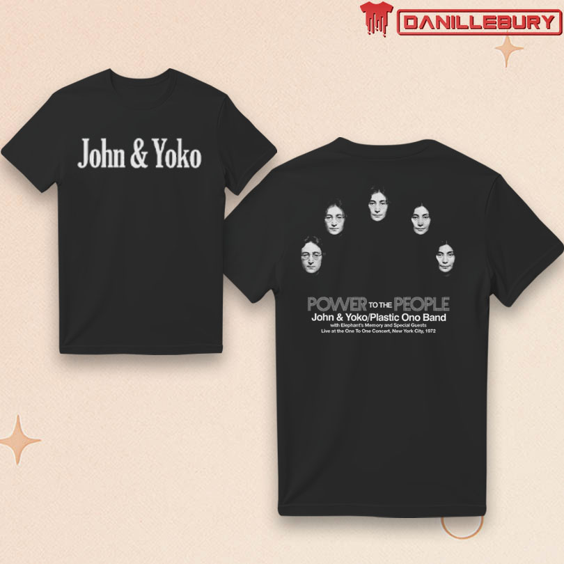 John and Yoko Power To The People Tee