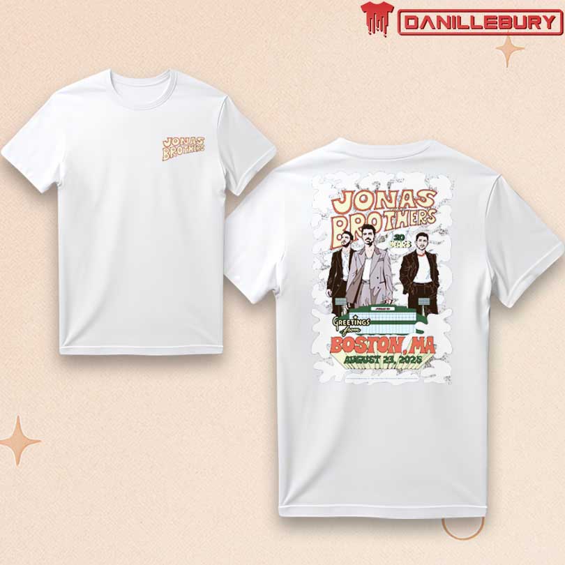 Jonas Brothers Aug 23 2025 Boston MA Shirt