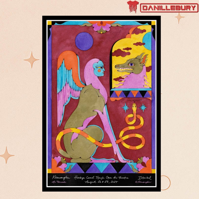 Khruangbin Istanbul, Turkey Aug 26-27 2025 Tour Poster
