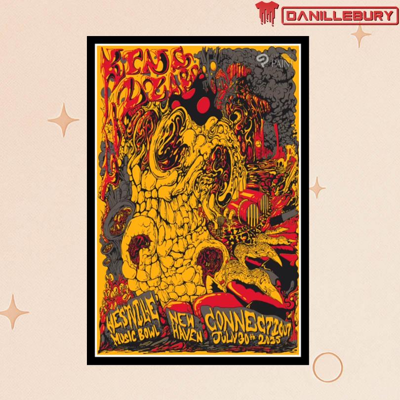 King Gizzard & The Lizard Wizard July 30 2025 New Heaven Posster