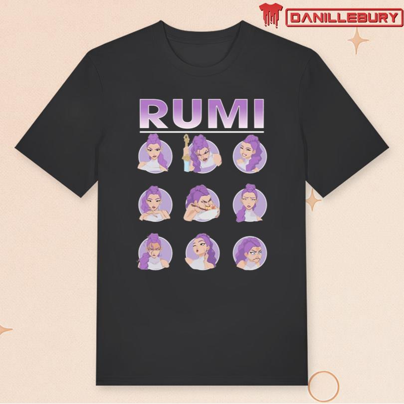 KPop Demon Hunters Rumi Expressions T-shirt