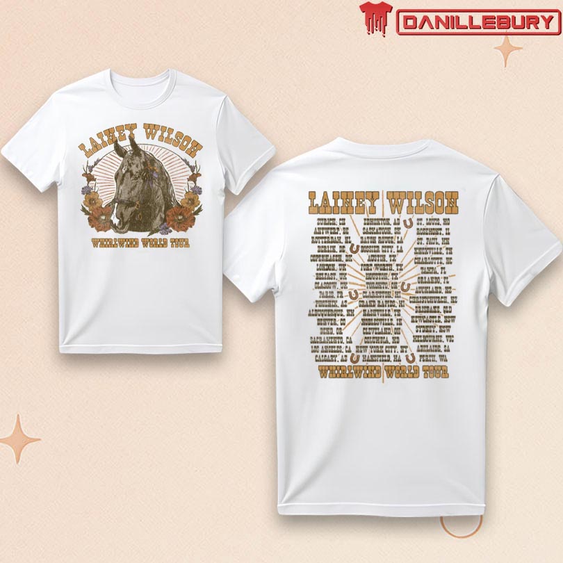 Lainey Wilson Whirlwind World Tour 2025 T-shirt