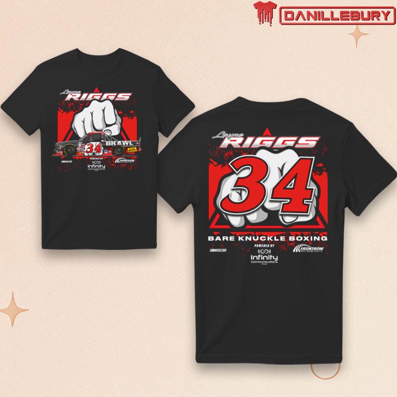 Layne Riggs Checkered Flag Sports Bare Knuckle Boxing Car T-Shirt