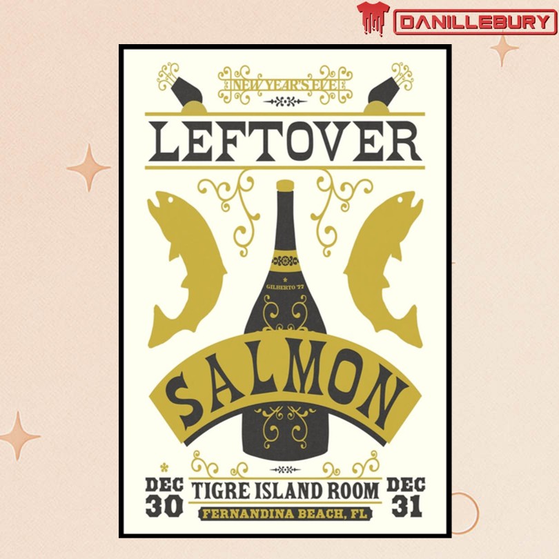 Leftover Salmon Fernandina Beach FL Dec 30-31 2025 Tour Poster