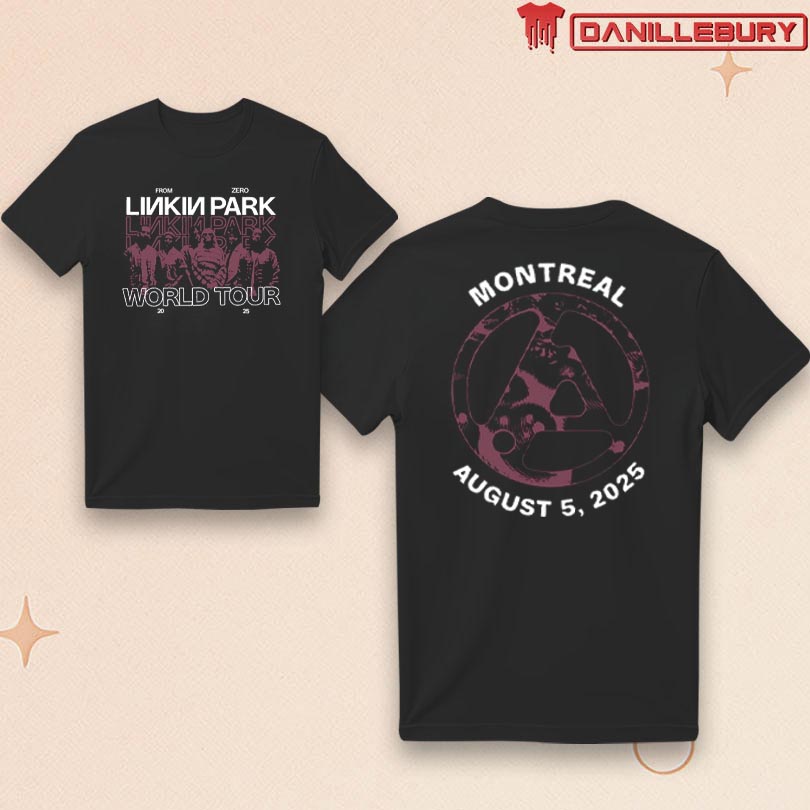 Linkin Park Aug 5 2025 Montreal QC Canada Tour Tee