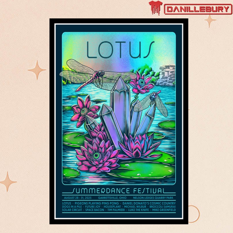 Lotus Summer Dance Festival August 28-31 2025 Garrettsville, OH Poster