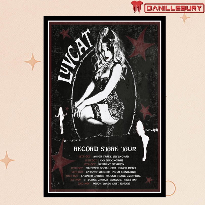 Luvcat Record Store Tour 2025 Posters