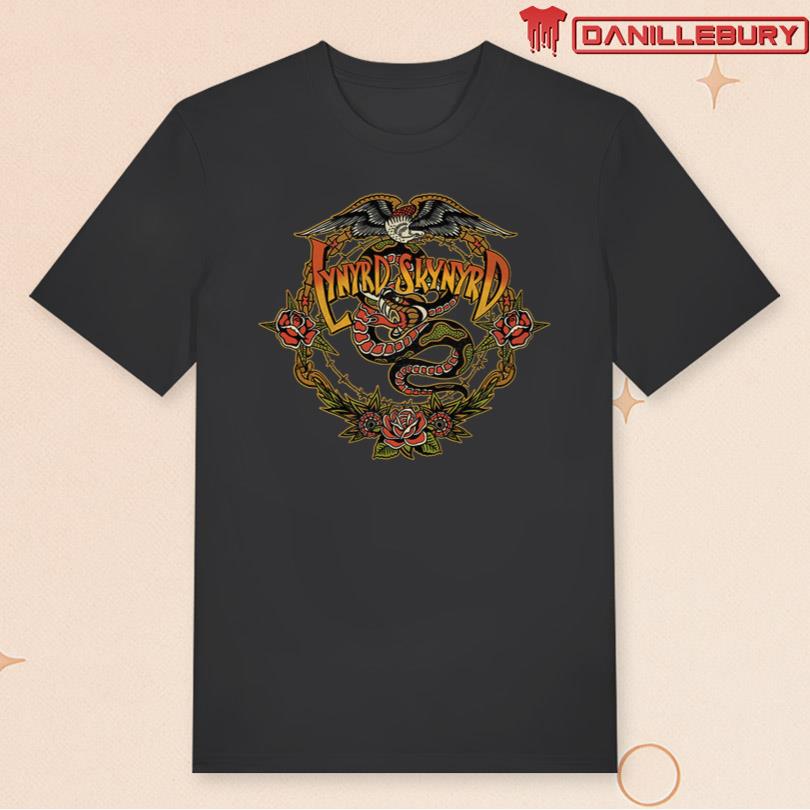 Lynyrd Skynyrd Snake Chain Charcoal T-Shirt