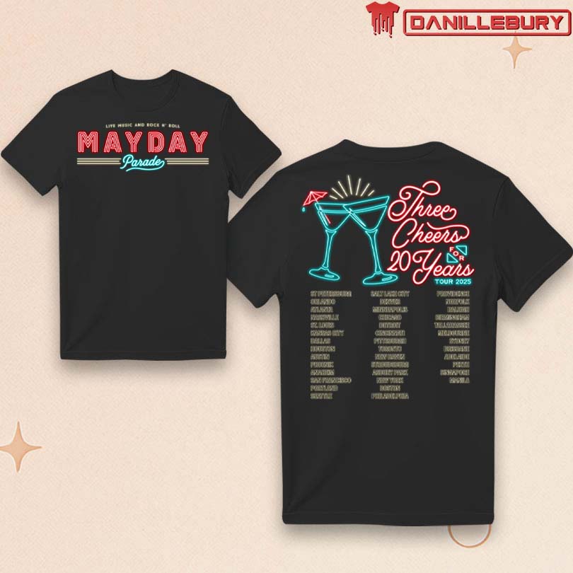 Mayday Parade 20 Years Tour T-Shirt
