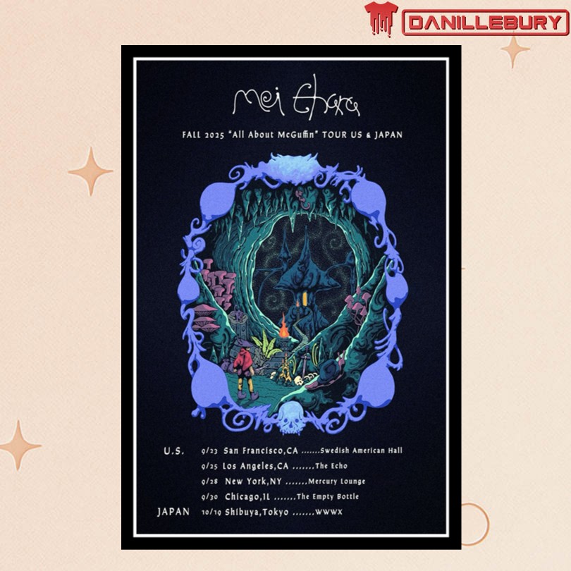 Mei Ehara All About McGuffin Tour US & Japan 2025 Posters