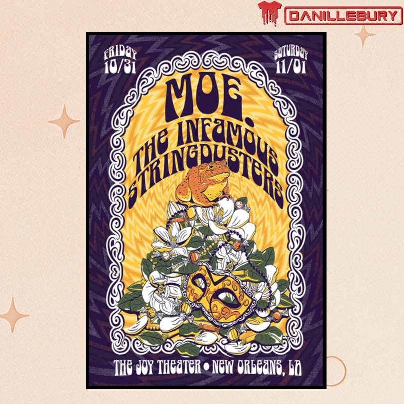 Moe New Orleans LA Oct 31-Nov 1 2025 Tour Poster
