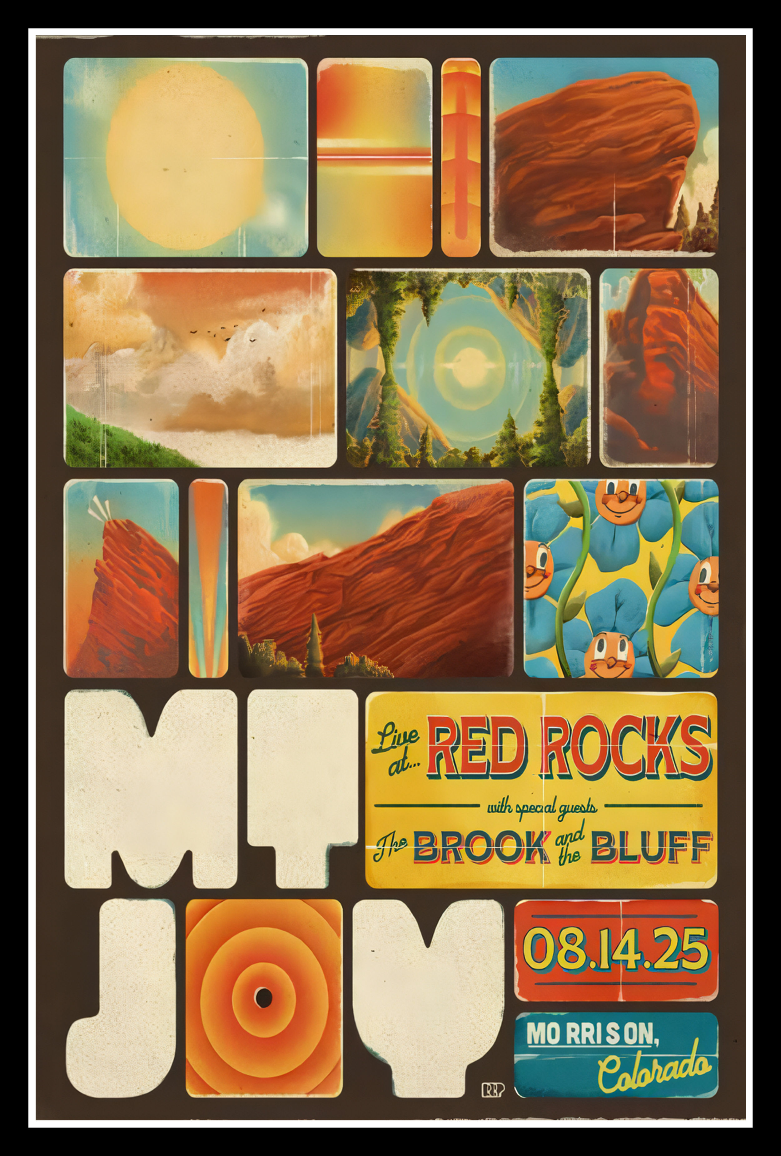 Mt. Joy Red Rocks Amphitheatre Aug 14 2025 Event Poster