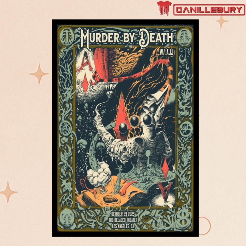 Murder By Death Los Angeles CA Oct 29 2025 Poster