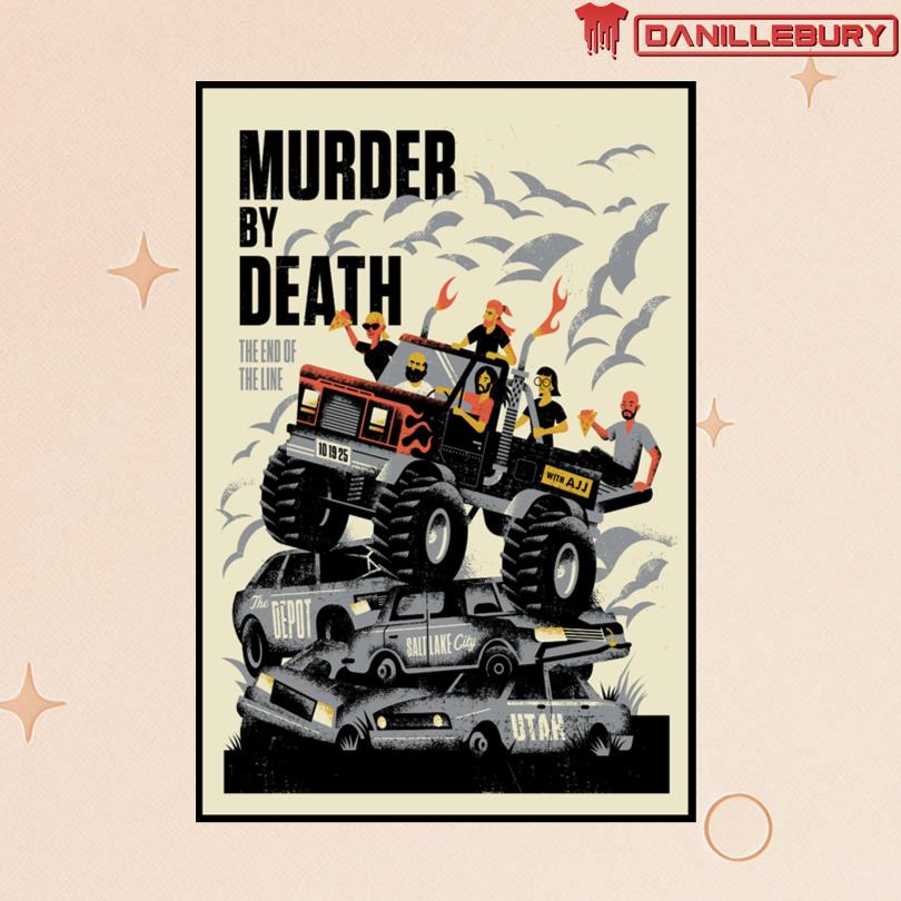 Murder By Death October 19 2025 Salt Lake City Poster