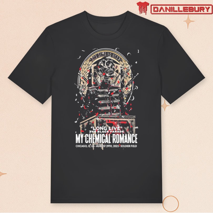 My Chemical Romance Chicago, IL 29 Aug 2025 Tour T-Shirt