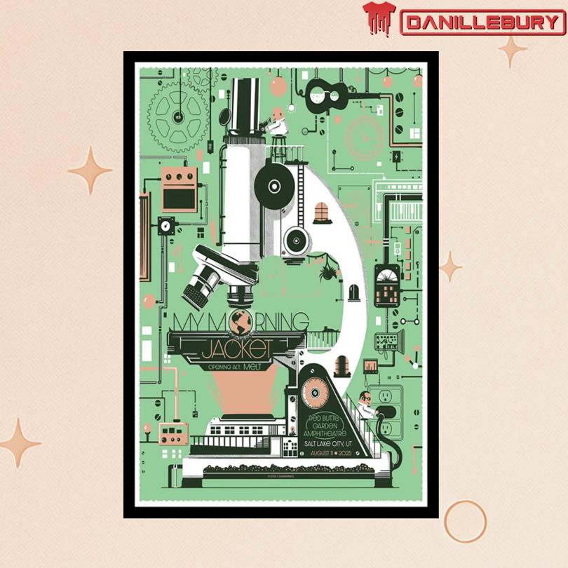 My Morning Jacket Aug 11 2025 At Red Butte Garden Salt Lake City, UT Poster