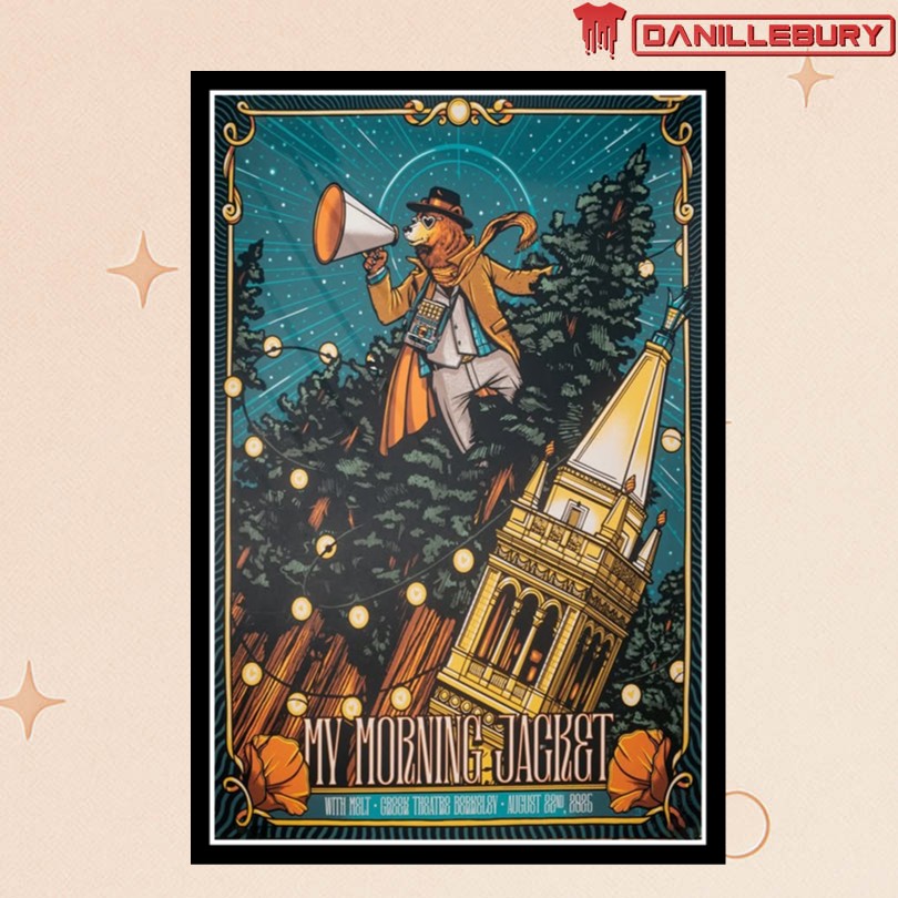 My Morning Jacket Berkeley, CA Aug 22 2025 Poster