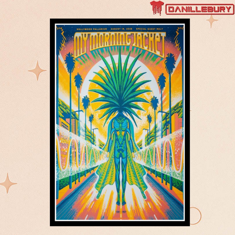 My Morning Jacket Hollywood Palladium 8 19 25 Tour Poster