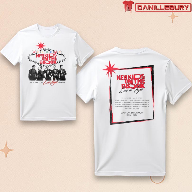 New Kids on the Block Las Vegas Event Sign Tee