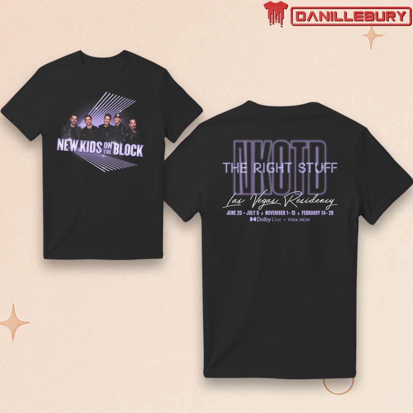 New Kids on the Block The Right Stuff Residency Tee