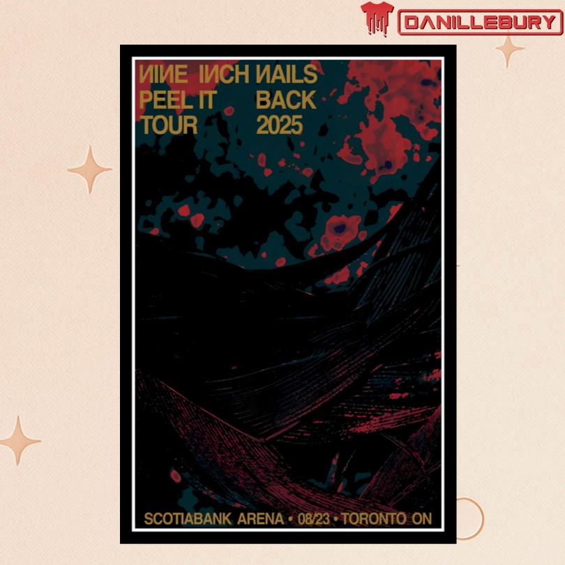 Nine Inch Nails Toronto, ON Aug 23 2025 Tour Poster