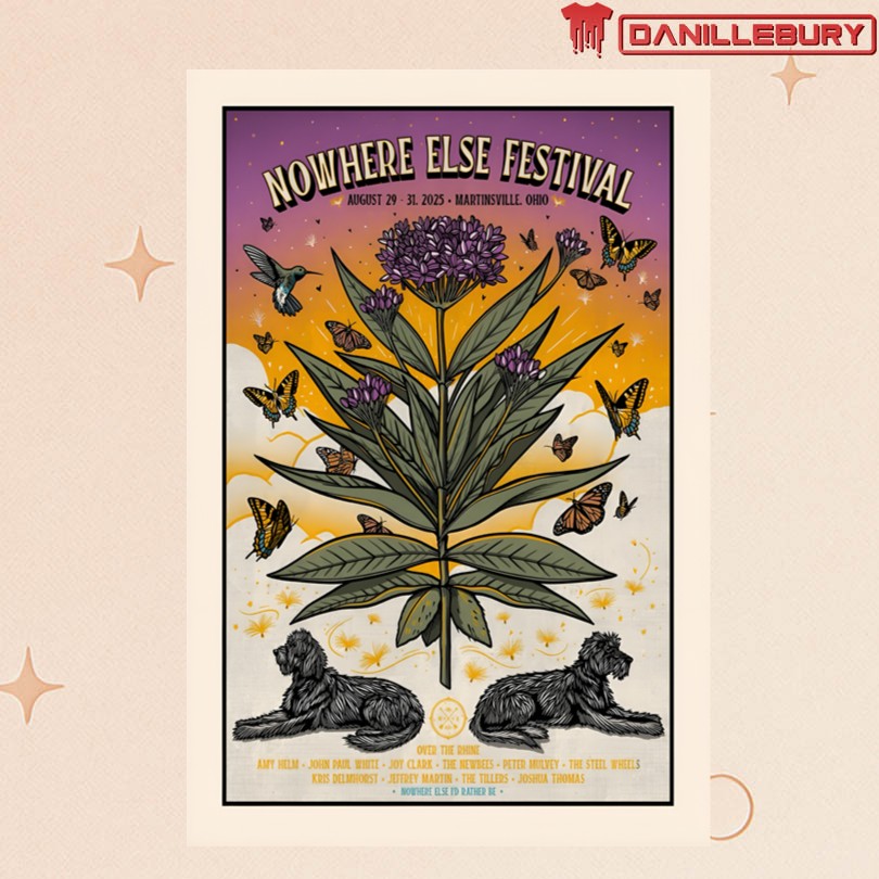 Nowhere Else Festival Martinsville OH Aug 29-31 2025 Tour Poster