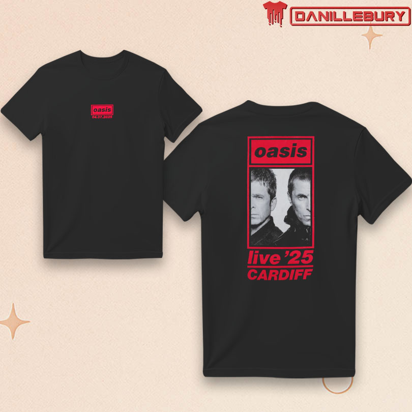 Oasis Live \'25 Cardiff Event T-Shirt