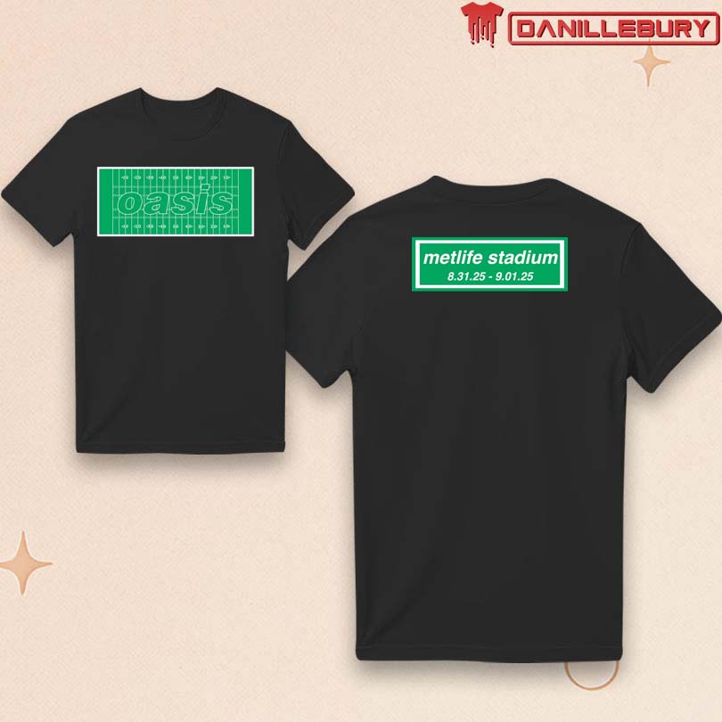 Oasis Metlife Stadium Aug 31 & Sept 1 2025 Event T-Shirt