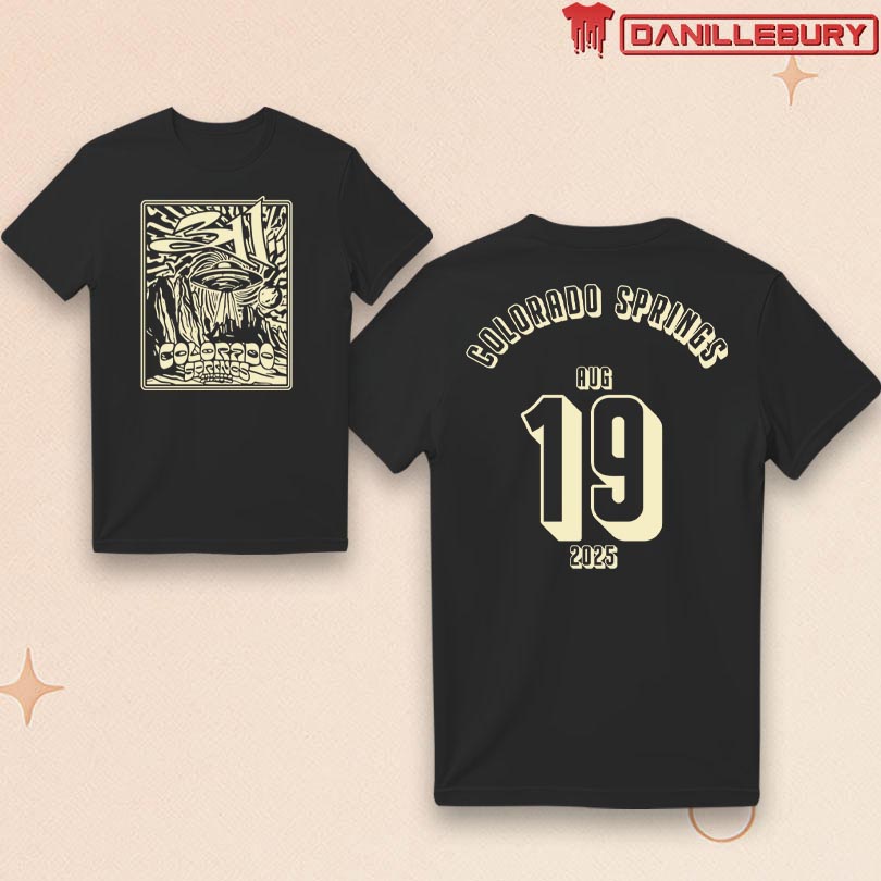 Official 311 Aug 19 2025 Colorado Springs Tour T-shirt