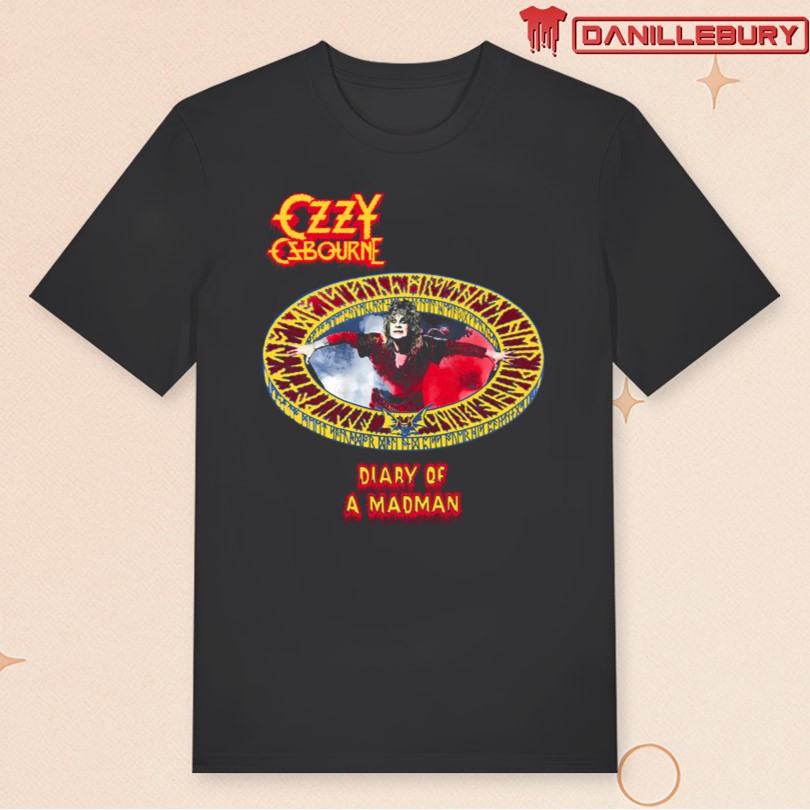Official Ozzy Osbourne Diary Of A Madman T-shirt