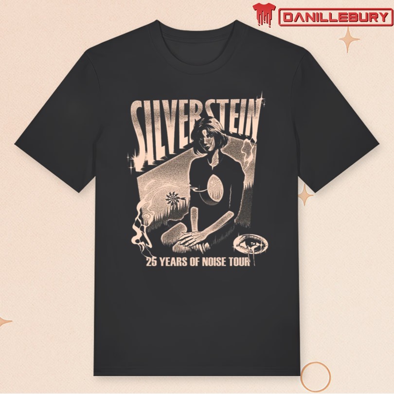 Official Silverstein 25 Years Of Noise Tour T-Shirt
