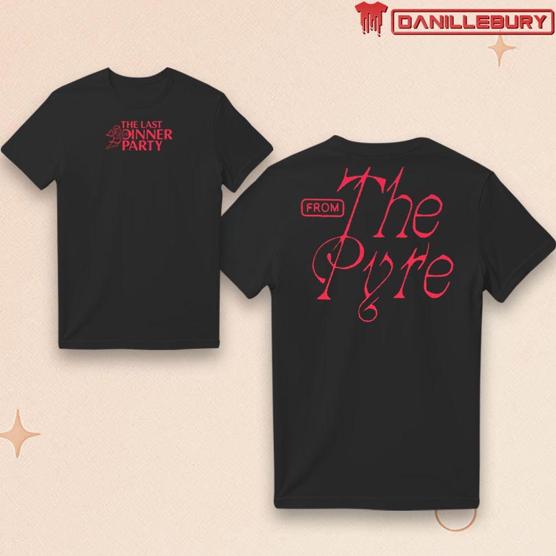 Official The Last Dinner Party From The Pyre Black Logo T-shirt
