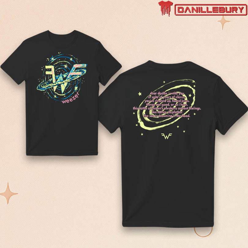 Official Weezer Dear Daddy 2025 Tour T-shirt