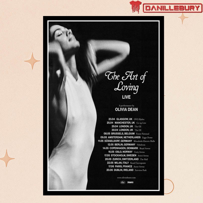 Olivia Dean The Art Of Loving Live 2026 Poster