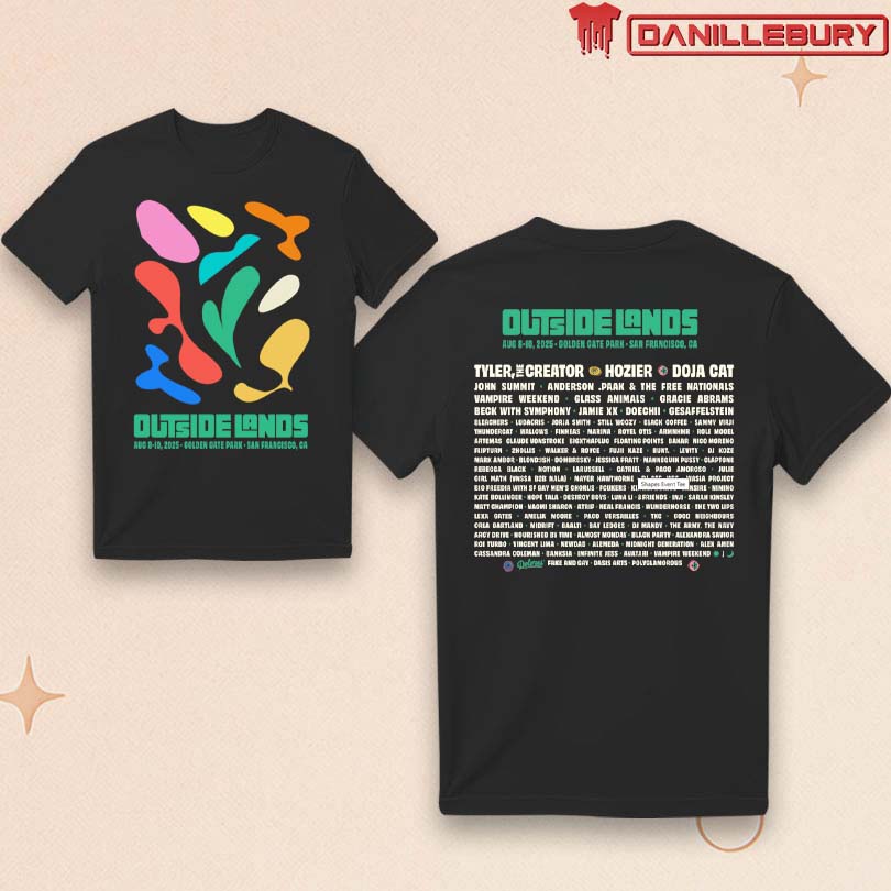 Outside Lands Shapes Event T-shirt