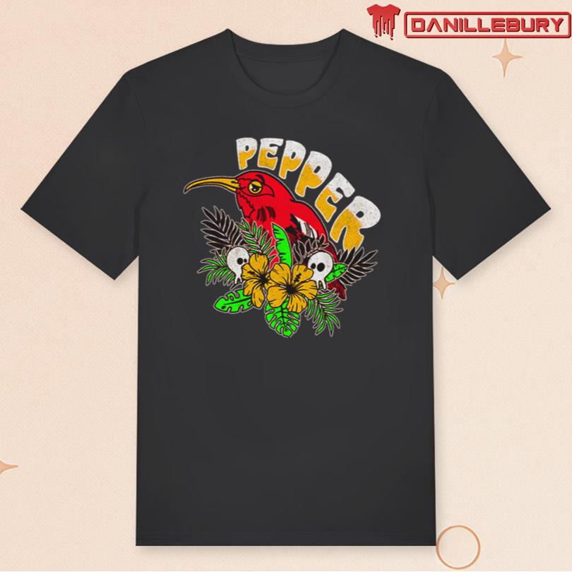 Pepper Iʻiwi Bird Sapphire Tee