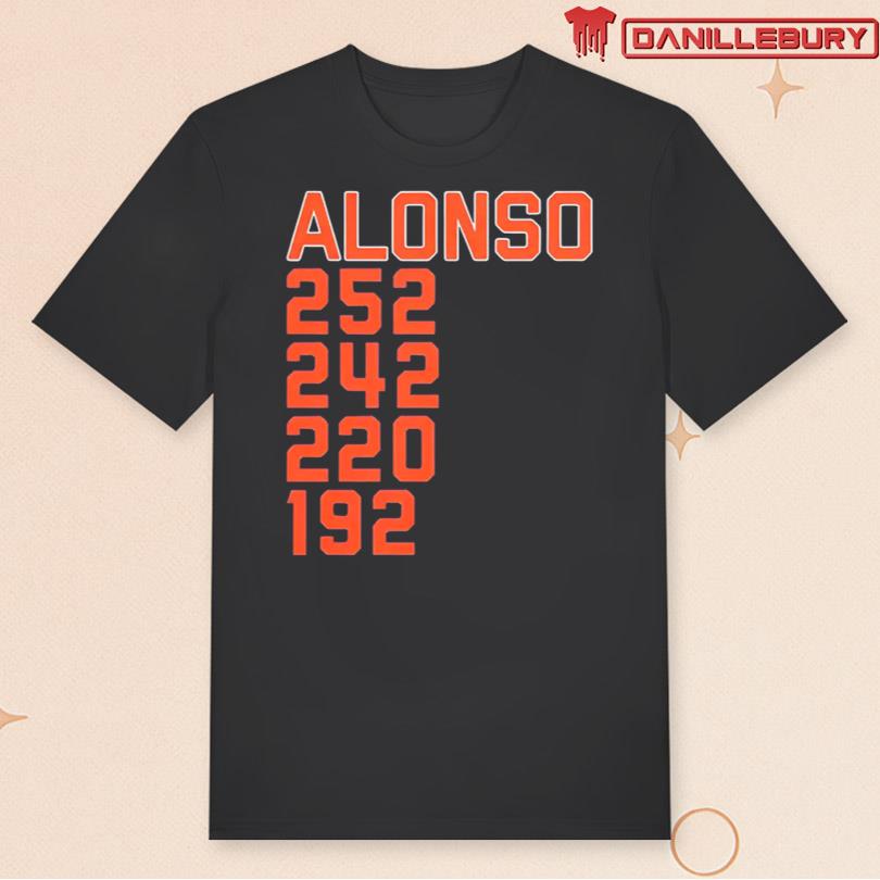 Pete Alonso New York Home Run List Shirt