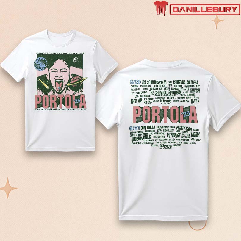 Portola Crush The Rhythm Lineup 2025 Merch