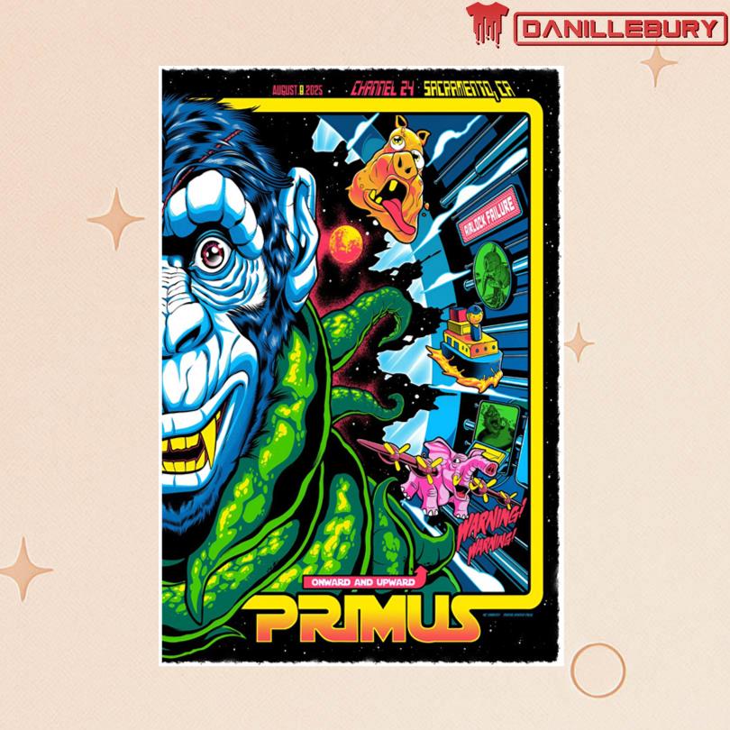 Primus Aug 8 2025 Channel 24, Sacramento, CA Poster