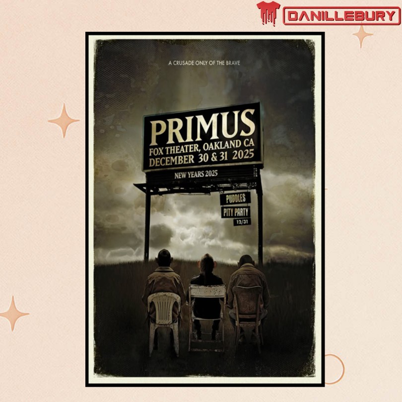 Primus Dec 30-31 2025 Fox Theater Oakland CA Poster