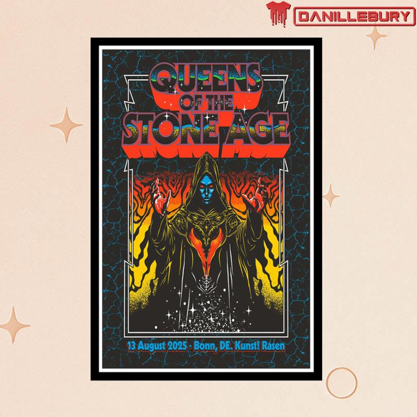 Queens Of The Stone Age Aug 13 2025 Bonn DE Kunst!Rasen Event Poster