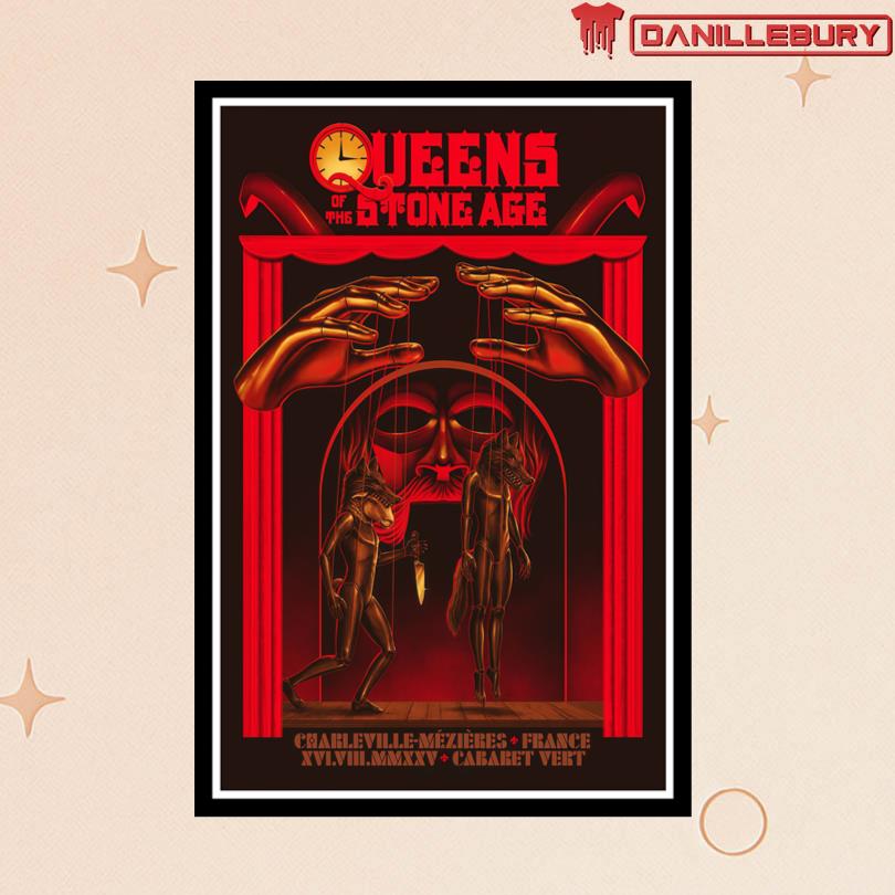 Queens Of The Stone Age August 16 2025 Charleville-Mézières France Live Show Poster