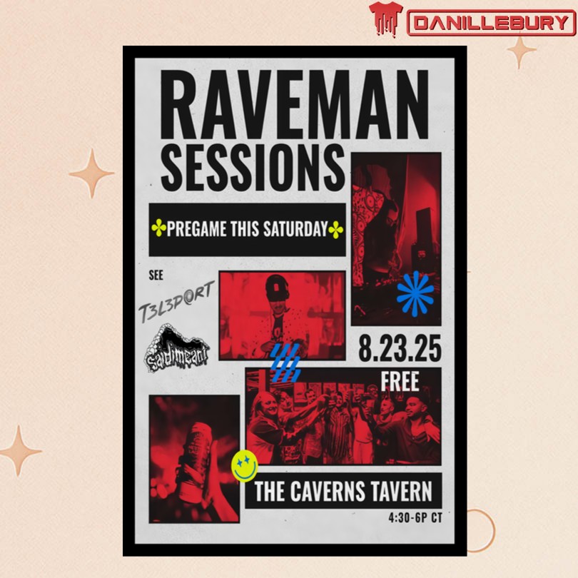 Raveman Sessions The Caverns Tavern Aug 23, 2025 Tour Poster