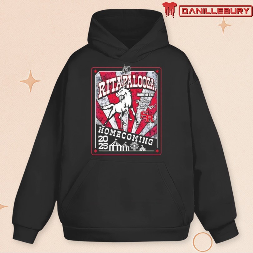 Ritapalooza Homecoming 2025 Fighting Mustangs T-Shirt - Image 2