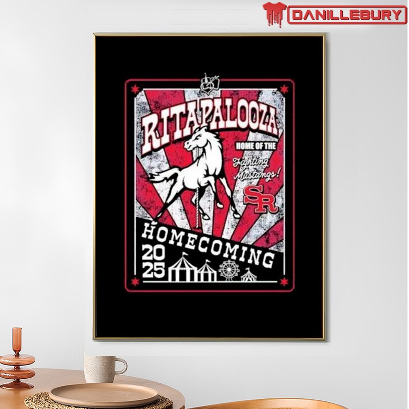 Ritapalooza Homecoming 2025 Fighting Mustangs T-Shirt - Image 4