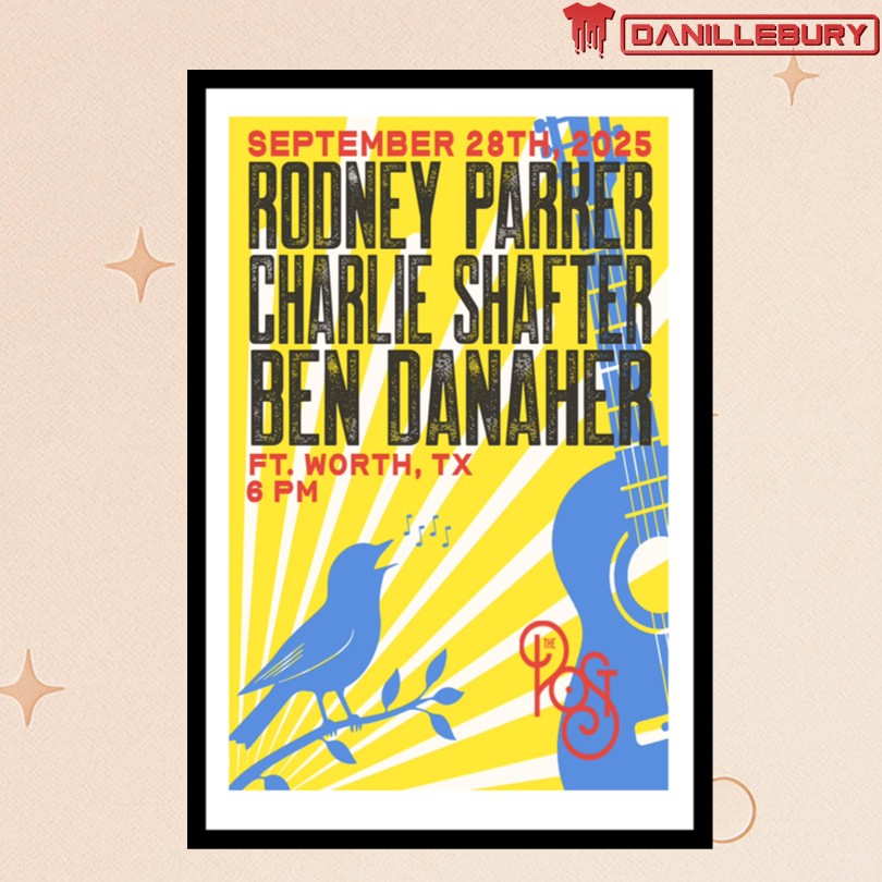 Rodney Parker Ft. Worth TX Sept 28 2025 Tour Poster