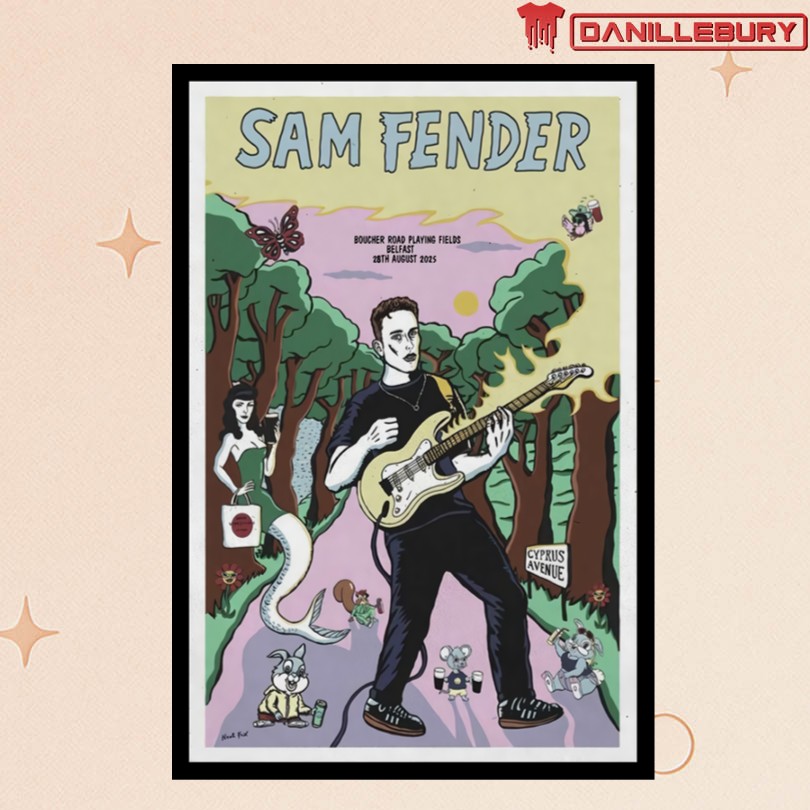 Sam Fender Belfast, UK 08 28 25 Event Poster