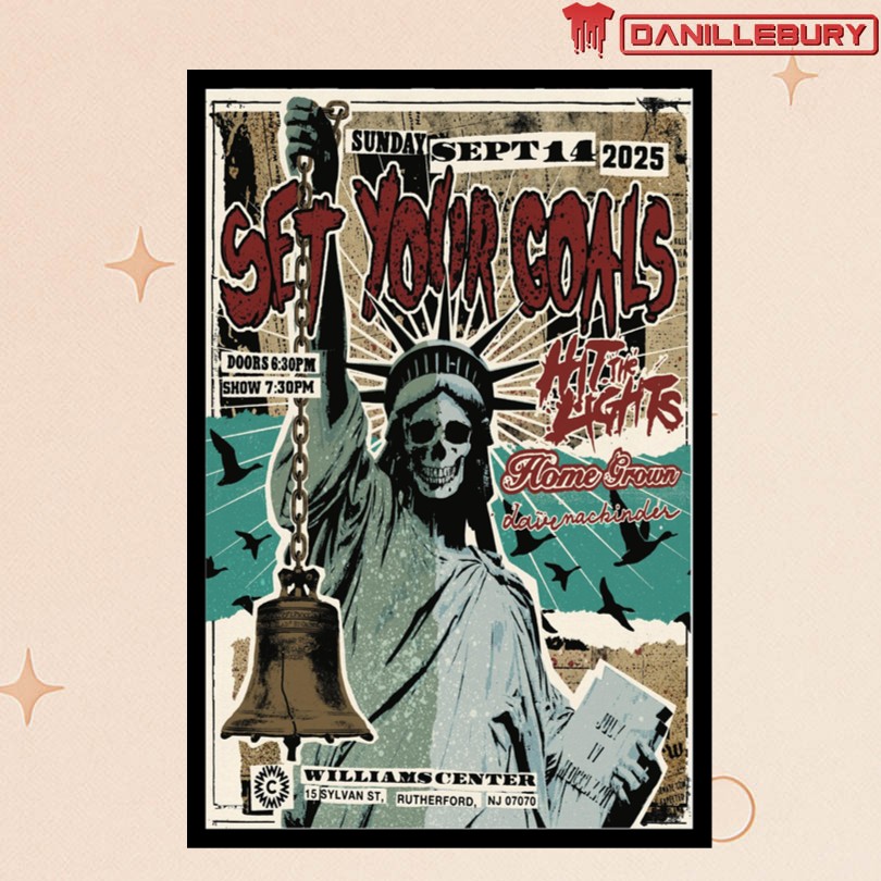 Set Your Goals Rutherford, NJ Sept 14 2025 Show Poster