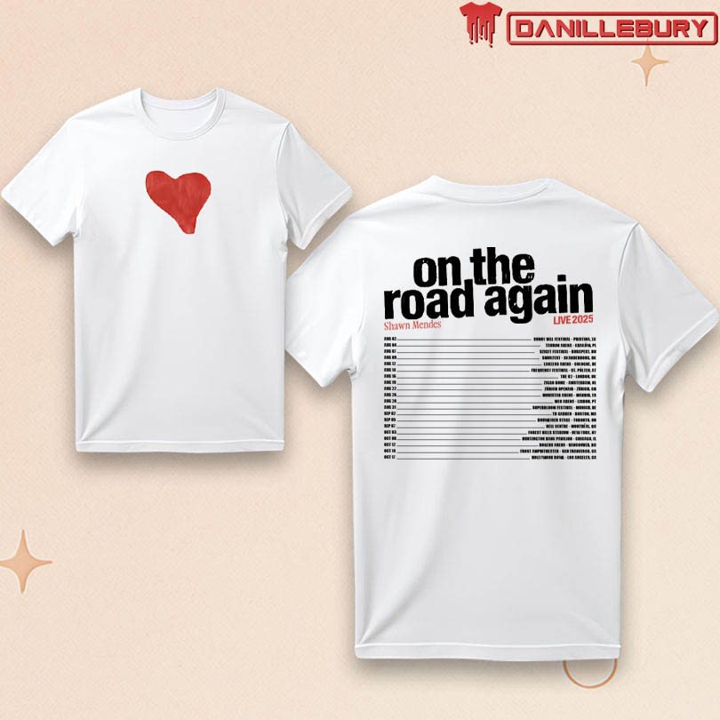 Shawn Mendes Live 2025 Tee